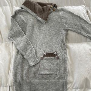 Vintage Gucci Zip Neck Sweater Tunic